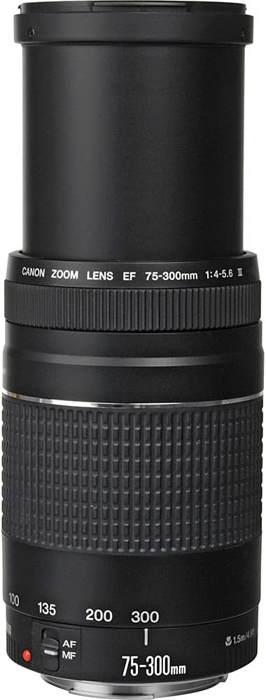 Canon EF 75-300mm f/4-5.6 III Telephoto Zoom Lens for Canon SLR Cameras