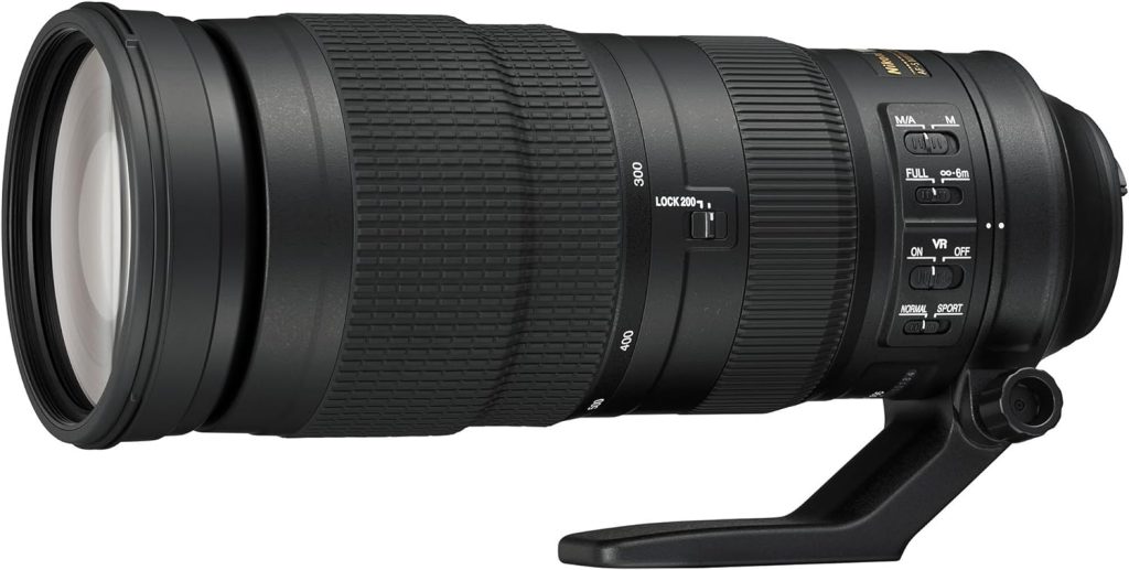 Nikon AF-S FX NIKKOR 200-500mm f/5.6E ED Vibration Reduction Zoom Lens with Auto Focus for Nikon DSLR Cameras (Renewed)