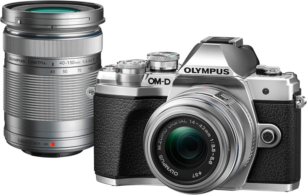 OM SYSTEM OLYMPUS M.Zuiko Digital 40-150mm F4.0-5.6 R Silver For Micro Four Thirds System Camera, 3.75x Zoom Lens, Portable Design